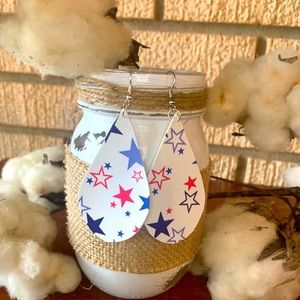USA Stars Earrings